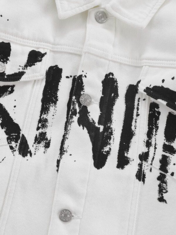 American Street Personality Loose Vintage Lapel Denim Jacket