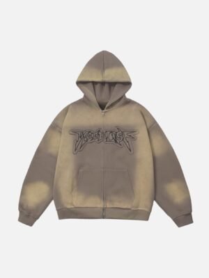 Print Gradient Hoodie