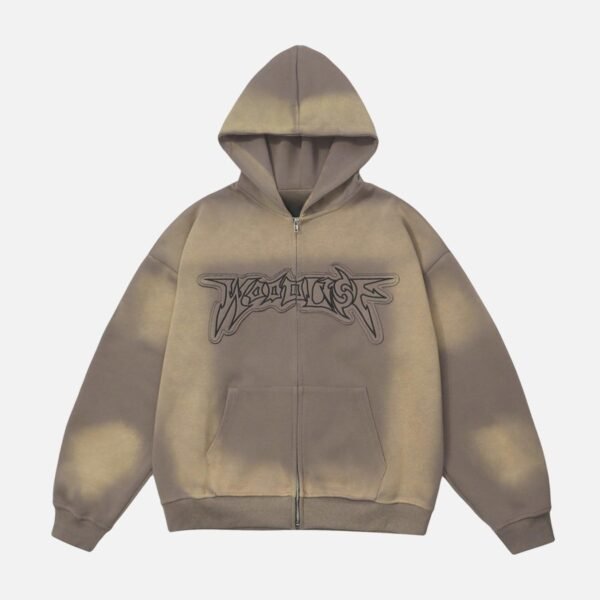 Print Gradient Hoodie