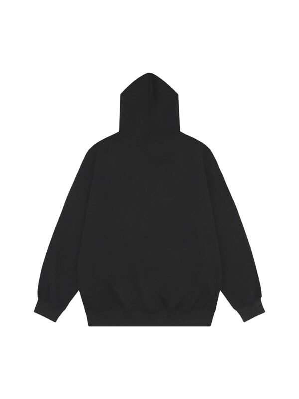 Pentagram Letter Embroidered Hooded Sweatshirt