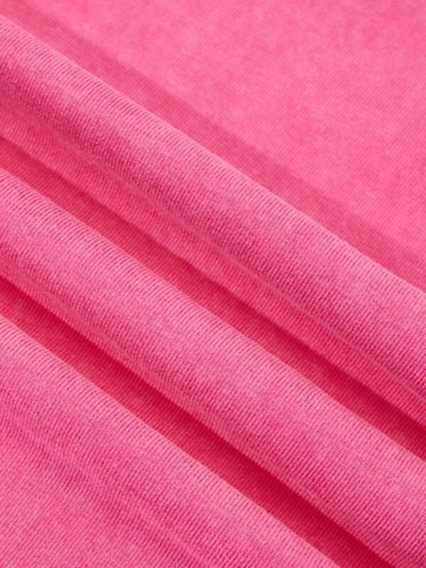 Hip Hop Mouth Printed Washed Out T-shirt