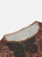 American Vintage Butterfly Embroidery Pattern Sleeveless Vest -1605