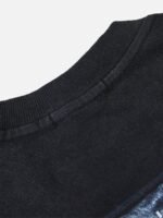 Dark Time Hourglass Print T-shirt