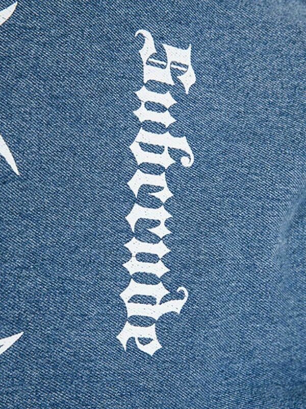 Flame Print Loose Shorts