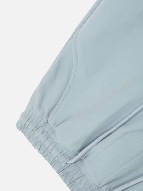 Casual Printed Straight Leg Work Pants