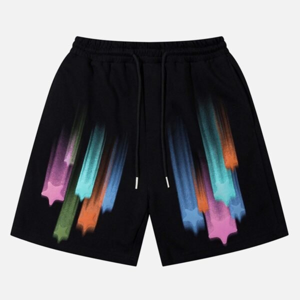 Pentagram Graffiti Casual Shorts