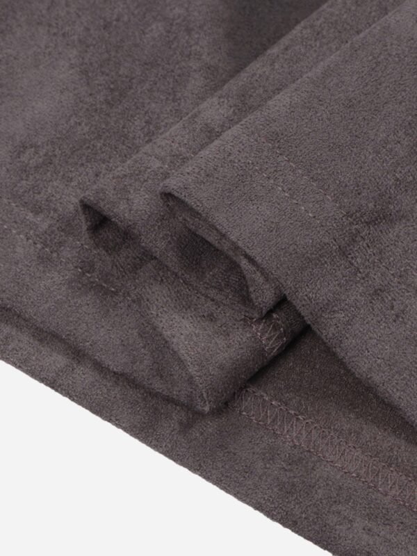 Retro Letter Print Cotton T-shirt