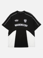 Embroidered Panel T-shirt -1587