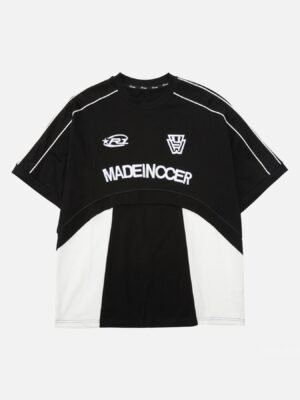 Embroidered Panel T-shirt -1587