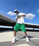 Embroidered Corduroy Shorts -1181