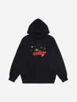 Star Letter Hooded Sweatshirt