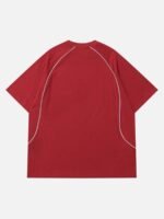 Retro Letter Print T-shirt