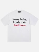 Fun Slogan Print T-shirt