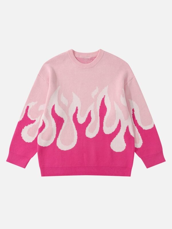 Vintage Flame Jacquard Jersey