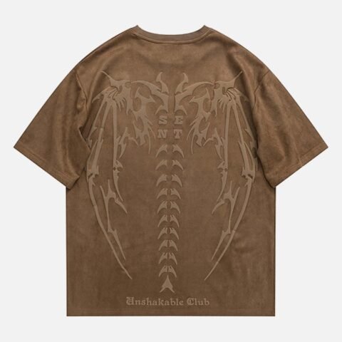 Design Sense Versatile Letter T-shirt - 1642