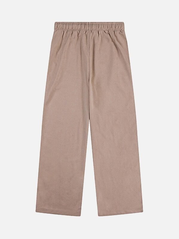 American Casual Suede Loose Pants
