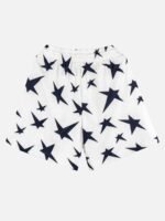 Mesh Hole Peplum Shorts