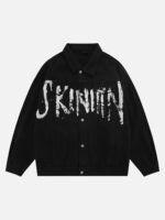 American Street Personality Loose Vintage Lapel Denim Jacket