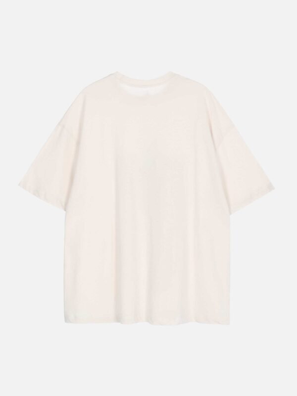 American Tide Loose Print Round Neck T-shirt -1640