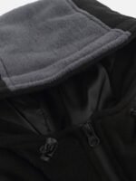 Rocking Fleece Color Blocking Zipper Jacket