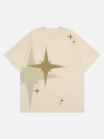 Retro Star Print T-shirt