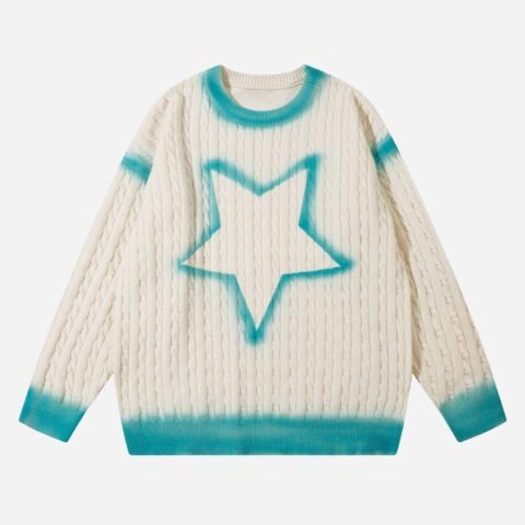 Star Loose Sweater