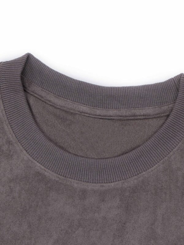 Retro Letter Print Cotton T-shirt