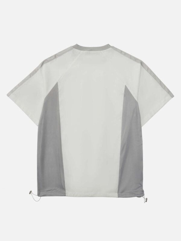 Paneled Print T-shirt -1586