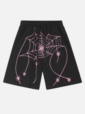 American Vintage Spider Print Shorts