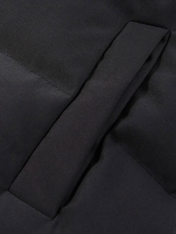 American Retro Letter Print Autumn And Winter Thickening Loose Down Jacket Couple Models -1393