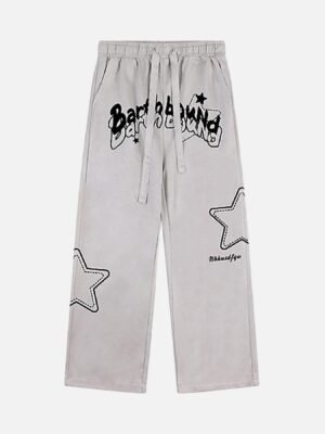 American Casual Suede Loose Pants