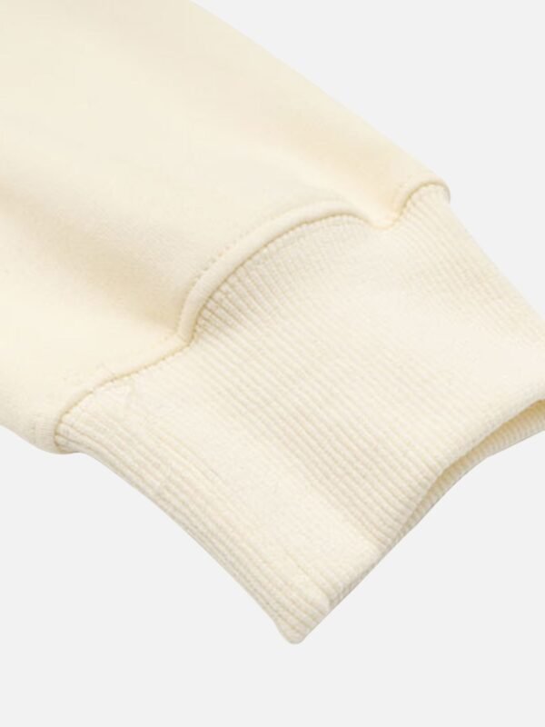 Star Letter Print Hooded Sweatshirt