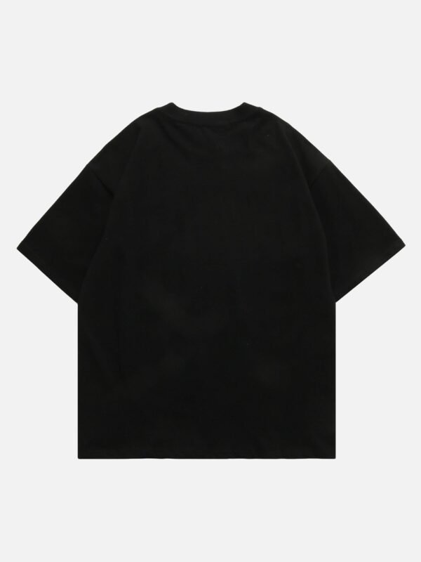 American West Coast Skull Vintage T-shirt Short Sleeve