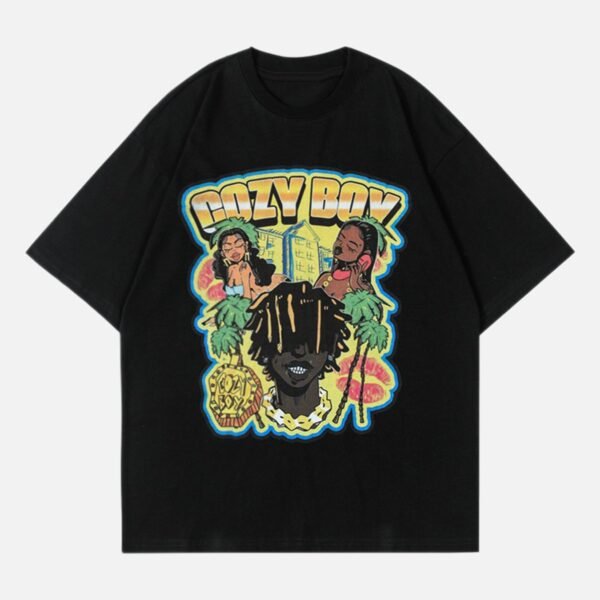 Hip-hop Quirky Retro T-shirt