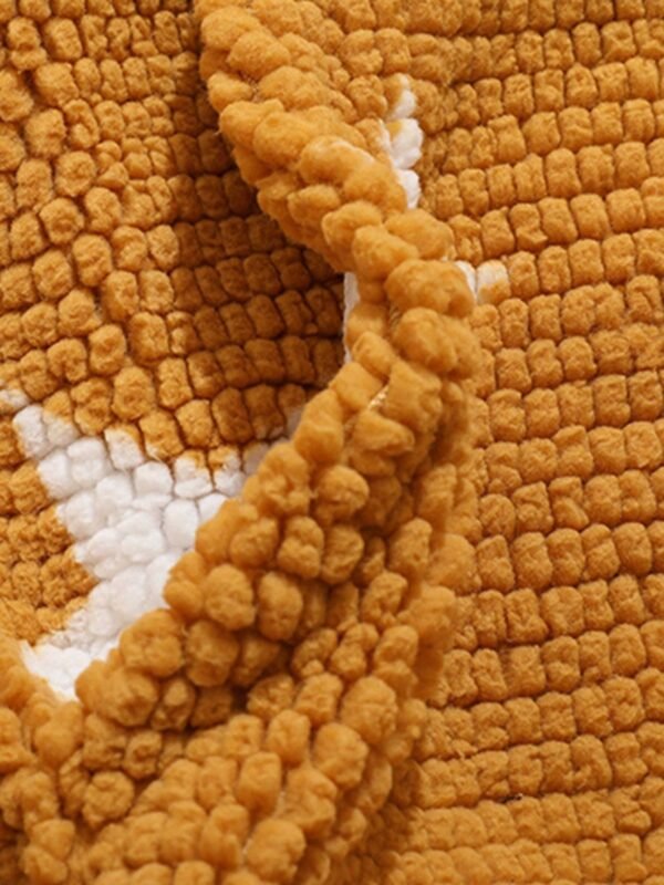 Loose Square Fleece Hoodie