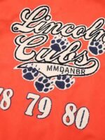 Letter-embroidered Contrasting Jacket