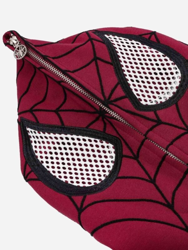 Spider Web Embroidery Eye Viewable Hoodie