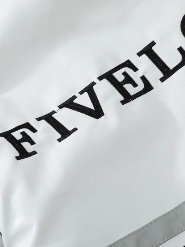 American Vintage Hip-hop Biker Cotton Jacket -1539