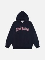 Pentagram Print Hooded Sweatshirt