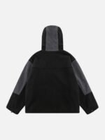 Rocking Fleece Color Blocking Zipper Jacket