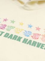 Graffiti Star Print Hooded Sweatshirt