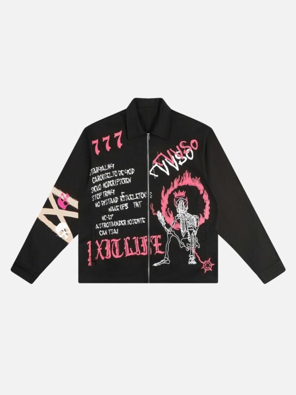 Graffiti Zipper Jacket
