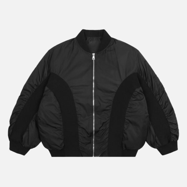 American Style Trend Simple Loose Warm Flight Cotton Jacket - 1482