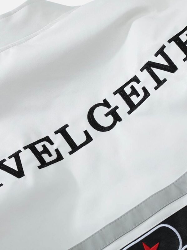 American Vintage Hip-hop Biker Cotton Jacket -1539