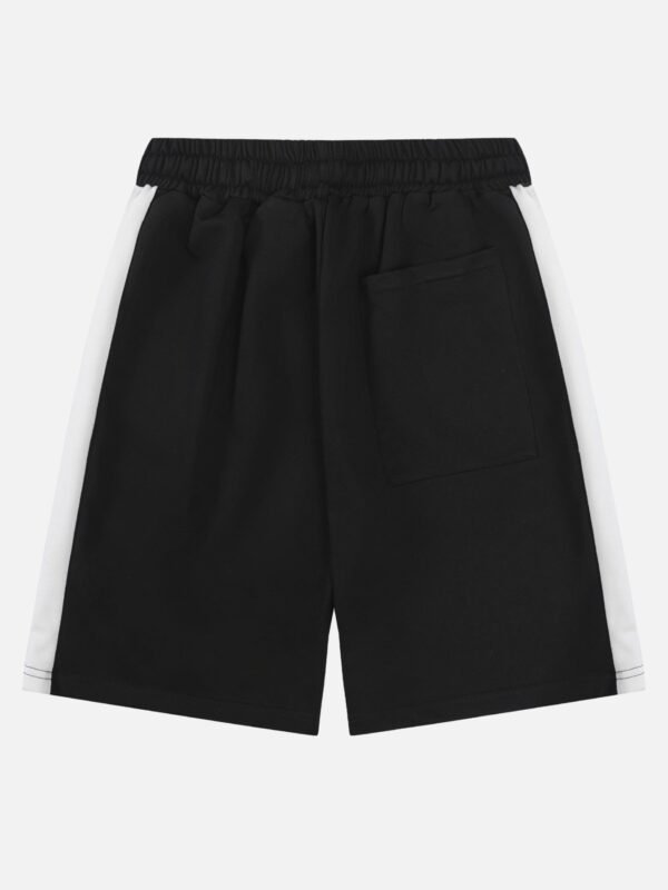 Color-coded Printed Casual Shorts