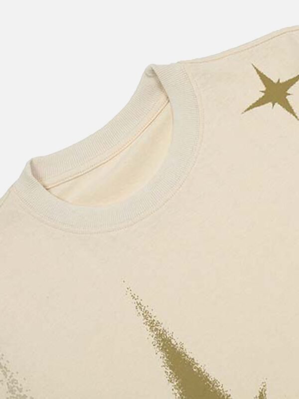 Retro Star Print T-shirt