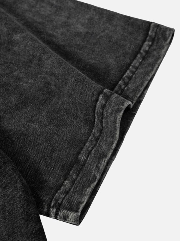 American Hip-hop Flame Skull Made Of Old T-shirt