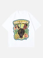 Hip-hop Quirky Retro T-shirt