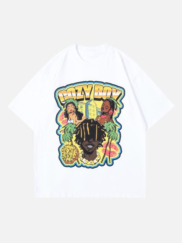 Hip-hop Quirky Retro T-shirt