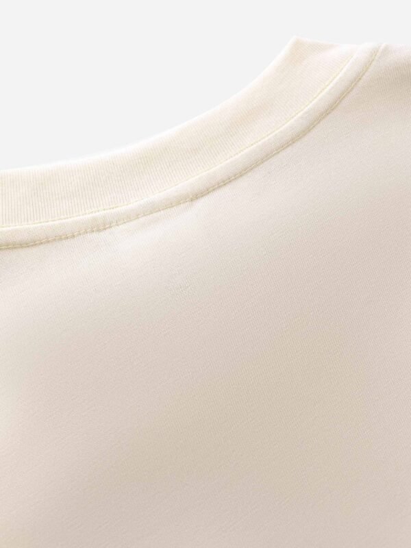 Made Retro Skull Letter Foam T-shirt